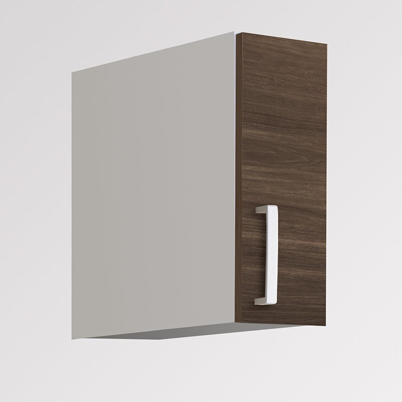 クリナップ　洗面台　ファンシオ　トールウォールキャビネット　間口１５０ｍｍ　開き扉　右用　取手シルバー　扉色バーントウォールナット　ＮＦＴＡ１５Ｃ３ＬＳＲ