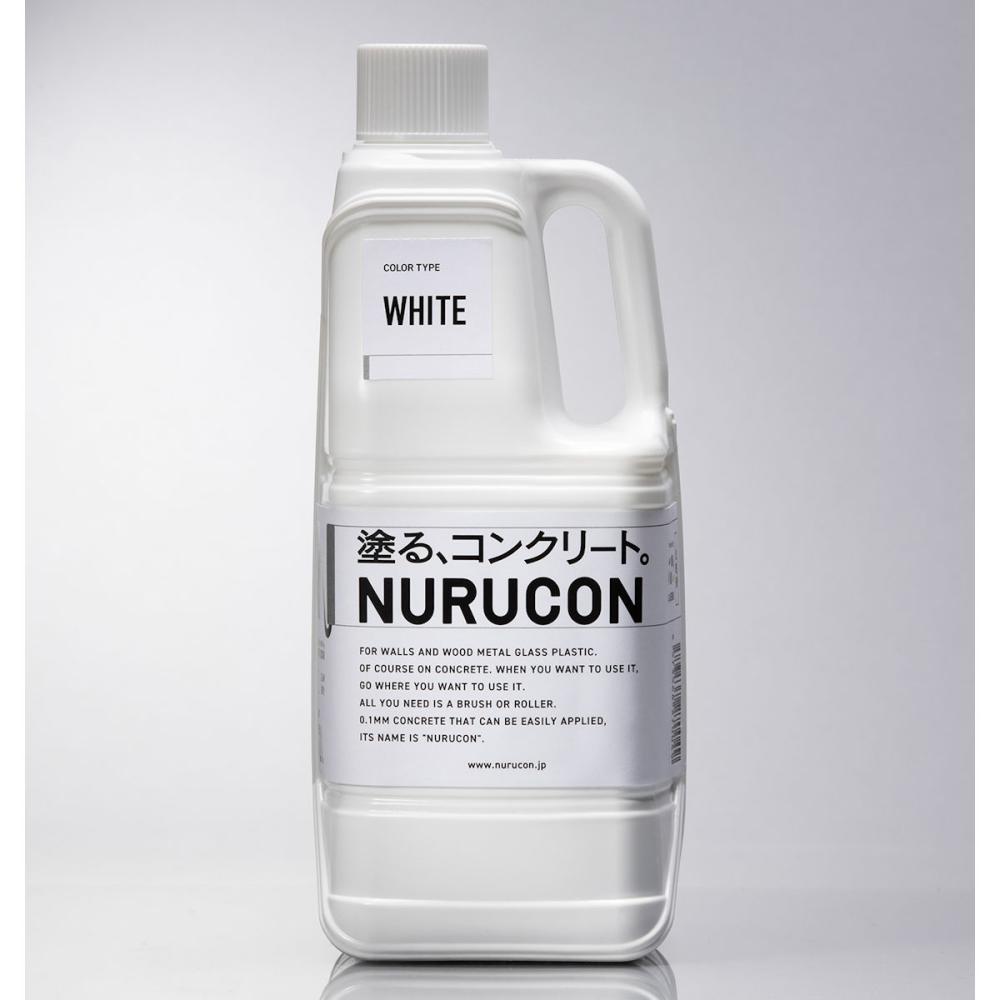 水性コンクリート用化粧剤　ヌルコン　２Ｌ　ホワイト
