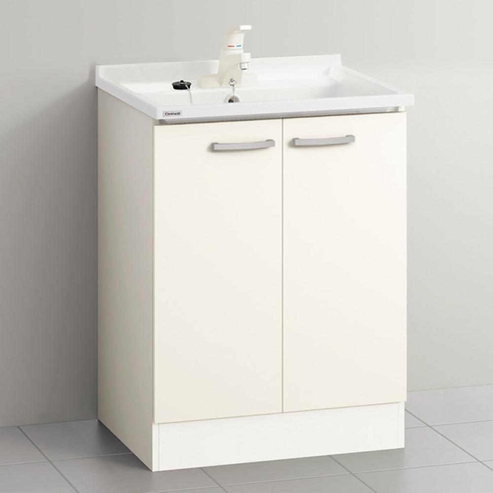 クリナップ　洗面台　ＢＧＡ　間口６００ｍｍ　開き扉　シングルレバー水栓　スムースホワイト　ＢＧＡＬ６０ＴＮＴＳＷＥＱＴＩ