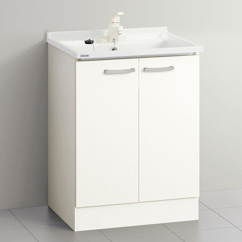 クリナップ　洗面台　ＢＧＡ　間口６００ｍｍ　開き扉　シングルレバー水栓　モノホワイト　ＢＧＡＬ６０ＴＮＴＳＷＪＴＳＩ