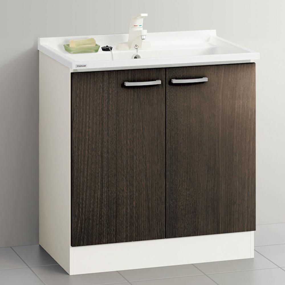 クリナップ　洗面台　ＢＧＡ　間口７５０ｍｍ　開き扉　シングルレバー水栓　ダークウッド　ＢＧＡＬ７５ＴＮＴＳＷＥ４ＺＩ