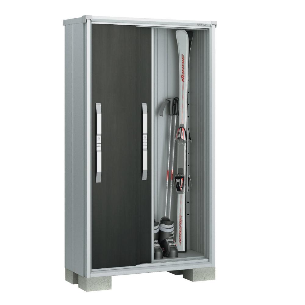 ヨド物置　エスモ　間口１０５×奥行５１×高さ１９０ｃｍ　一般型　ウッディエボニー　ＥＳＦ１００５Ａ／ＷＥ