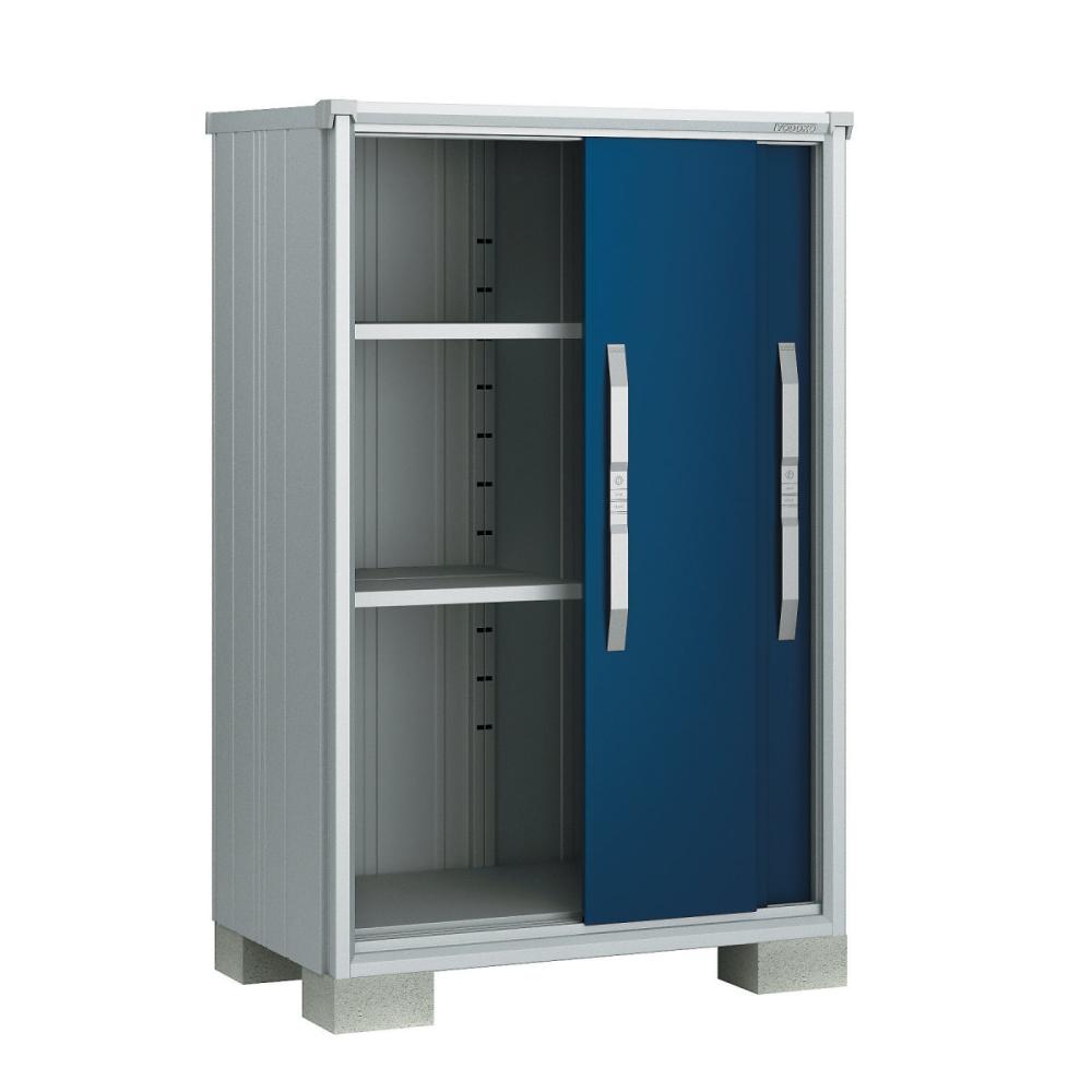 ヨド物置　エスモ　間口１０５×奥行７５×高さ１６０ｃｍ　一般型　ディープオーシャンブルー　ＥＳＦ１００７Ｄ／ＤＯ