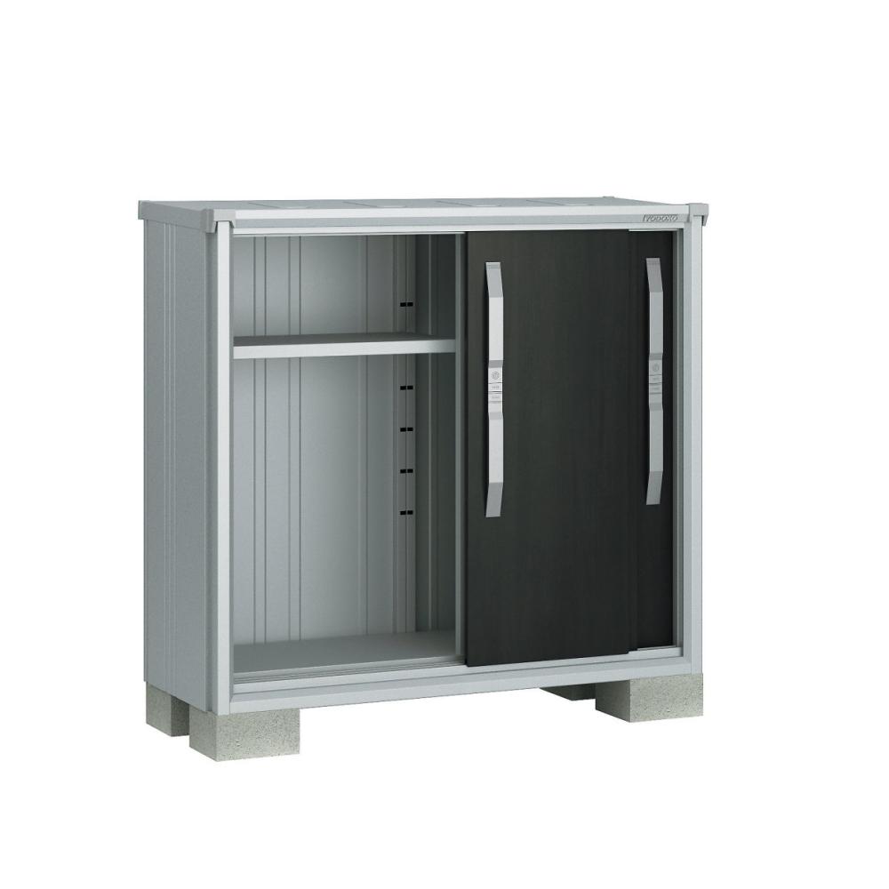 ヨド物置　エスモ　間口１２０×奥行５１×高さ１１０ｃｍ　一般型　ウッディエボニー　ＥＳＦ１２０５Ｙ／ＷＥ