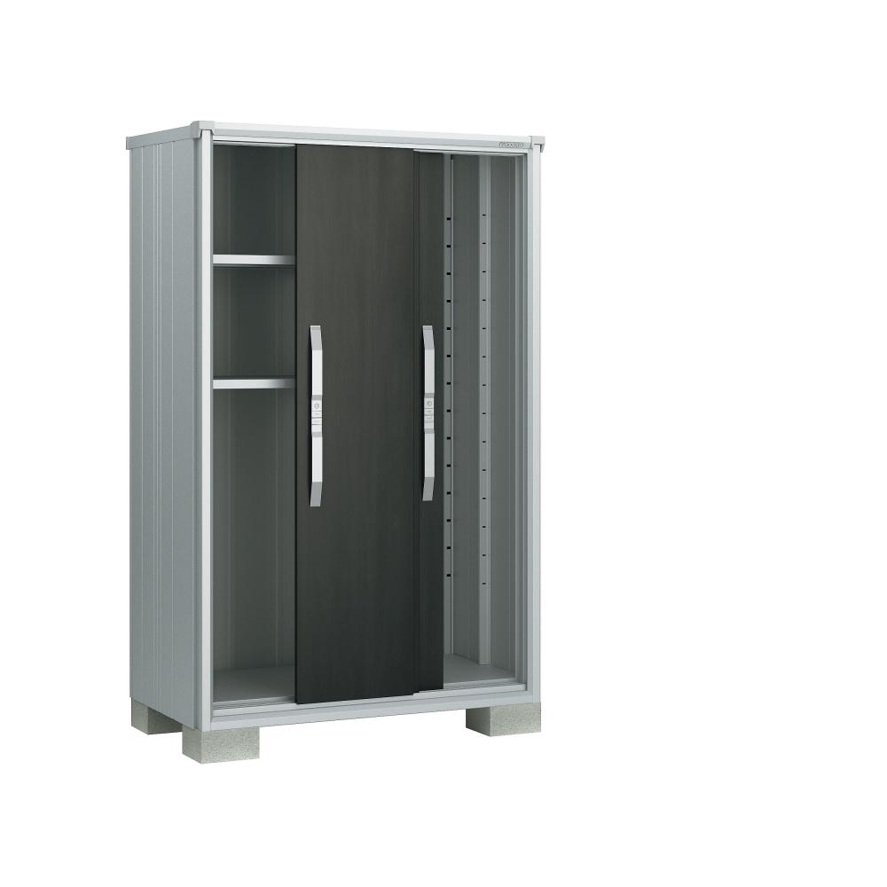 ヨド物置　エスモ　間口１２０×奥行７５×高さ１９０ｃｍ　一般型　ウッディエボニー　ＥＳＦ１２０７Ａ／ＷＥ