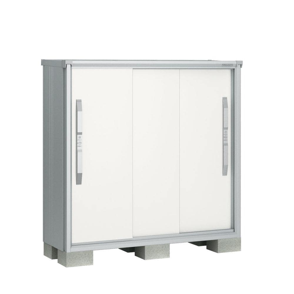 ヨド物置　エスモ　間口１３５×奥行５１×高さ１３０ｃｍ　一般型　ティントホワイト　ＥＳＦ１３０５Ｇ／ＴＷ