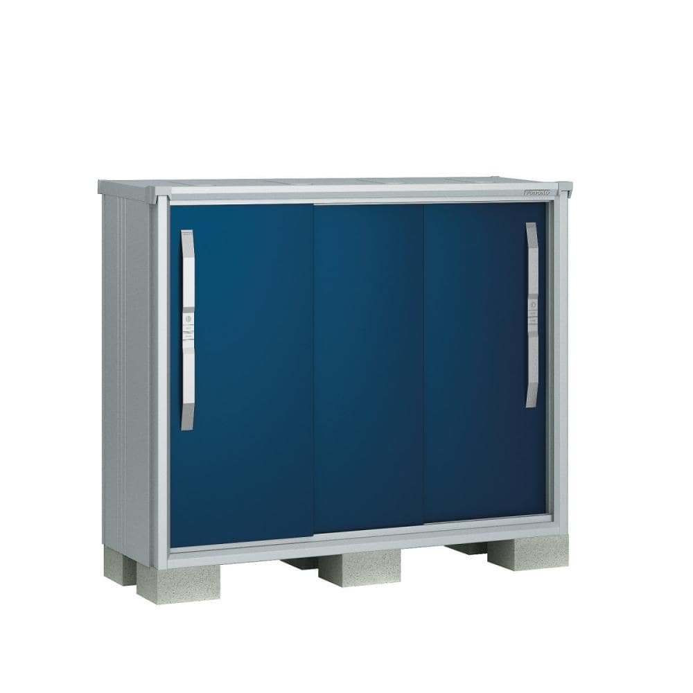 ヨド物置　エスモ　間口１３５×奥行５１×高さ１１０ｃｍ　一般型　ディープオーシャンブルー　ＥＳＦ１３０５Ｙ／ＤＯ