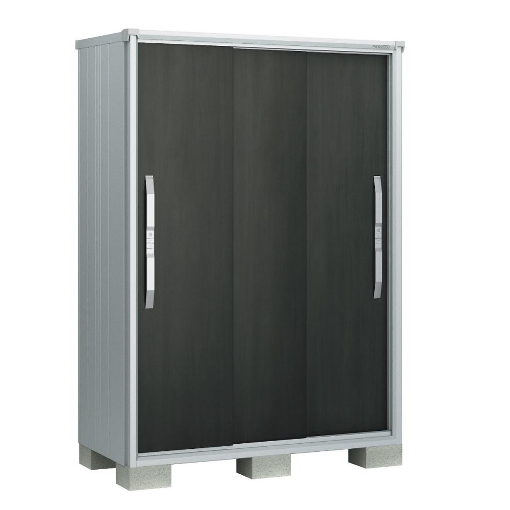 ヨド物置　エスモ　間口１３５×奥行７５×高さ１９０ｃｍ　一般型　ウッディエボニー　ＥＳＦ１３０７Ａ／ＷＥ