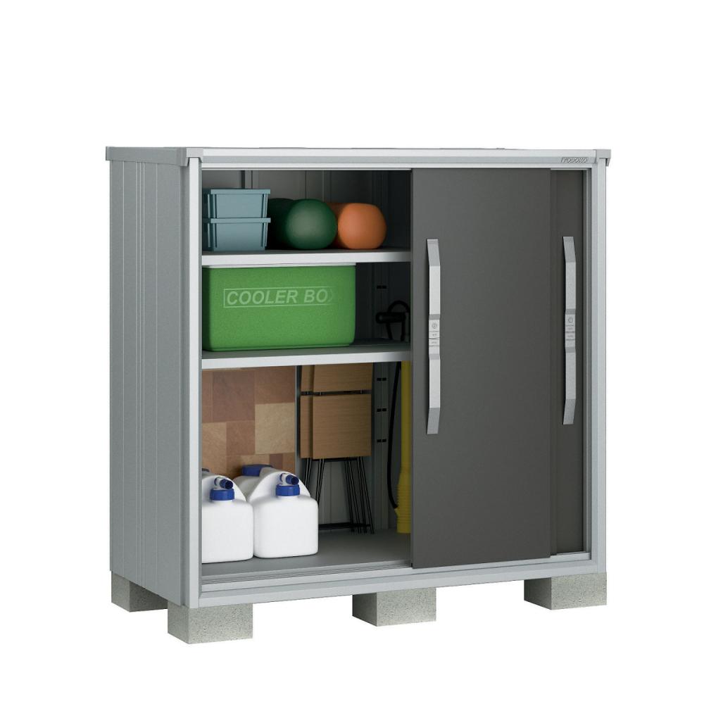 ヨド物置　エスモ　間口１３５×奥行７５×高さ１３０ｃｍ　一般型　グラファイトメタリック　ＥＳＦ１３０７Ｇ／ＧＭ