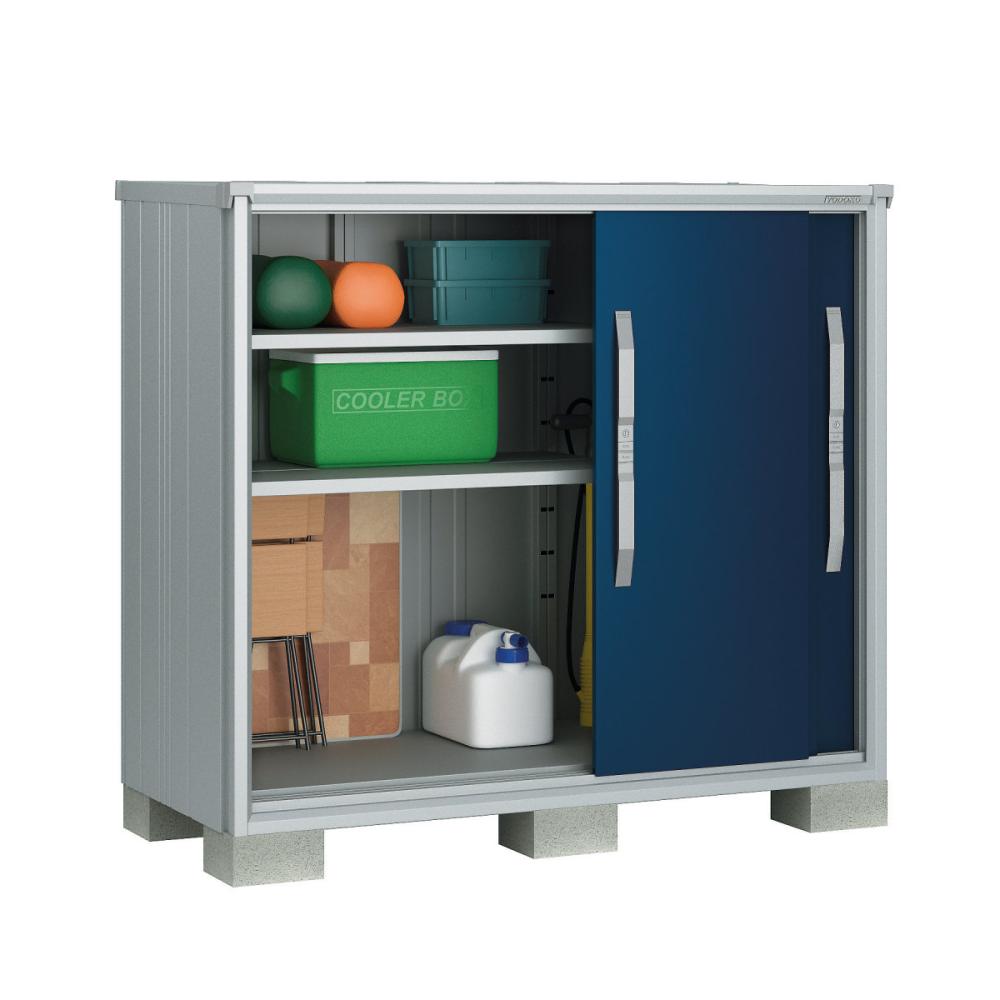 ヨド物置　エスモ　間口１５０×奥行７５×高さ１３０ｃｍ　一般型　グラファイトメタリック　ＥＳＦ１５０７Ｇ／ＧＭ