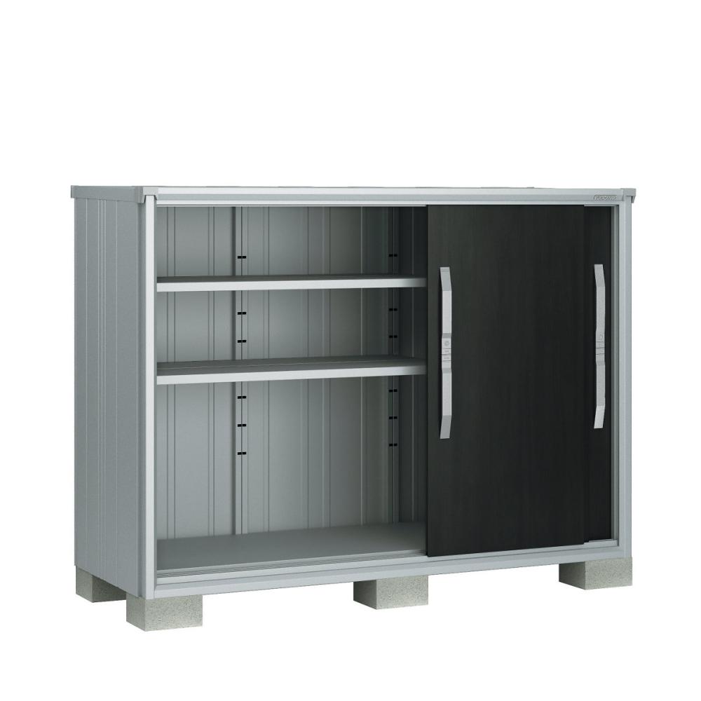 ヨド物置　エスモ　間口１８０×奥行７５×高さ１３０ｃｍ　一般型　ウッディエボニー　ＥＳＦ１８０７Ｇ／ＷＥ