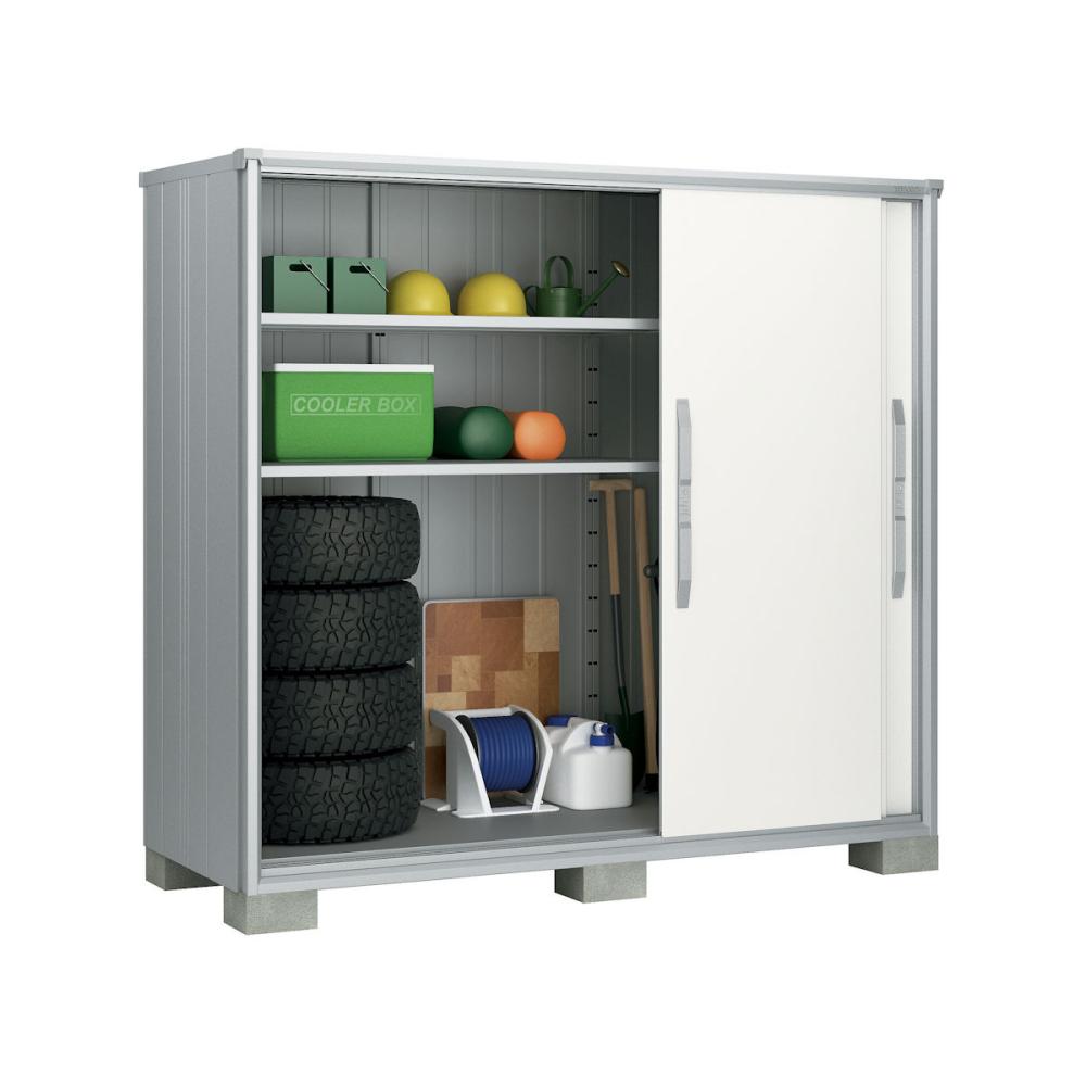 ヨド物置　エスモ　間口２１０×奥行９０×高さ１９０ｃｍ　一般型　ティントホワイト　ＥＳＦ２１０９Ａ／ＴＷ