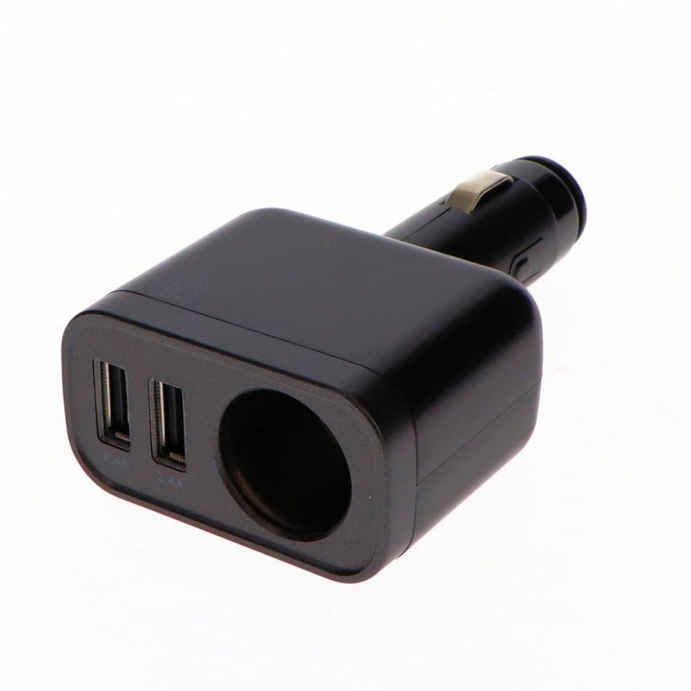 ＣＲＵＺＡＲＤ（クルザード）　アクセサリーソケット用　増設ソケット１ＤＣ＋２ＵＳＢ　首振りダイレクトタイプ