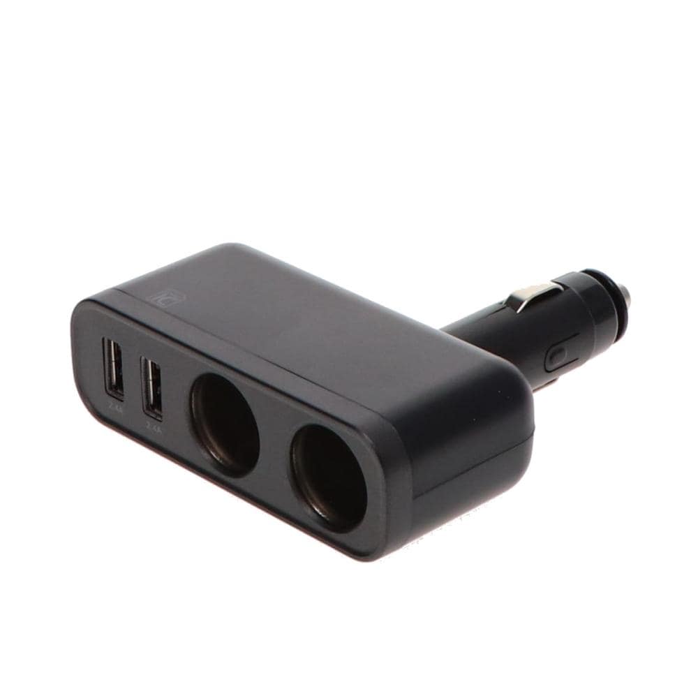 ＣＲＵＺＡＲＤ（クルザード）　２ＤＣ＋２ＵＳＢ増設ソケット　首振ダイレクトタイプ