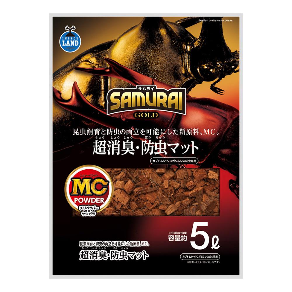 ＳＡＭＵＲＡＩ　ＧＯＬＤ　超消臭・防虫マット　５Ｌ