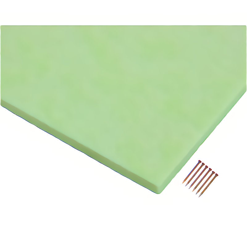 光　吸音カラー硬質フェルトボード　４００角　ライトグリーン　ＫＱＦＴ４０９－８