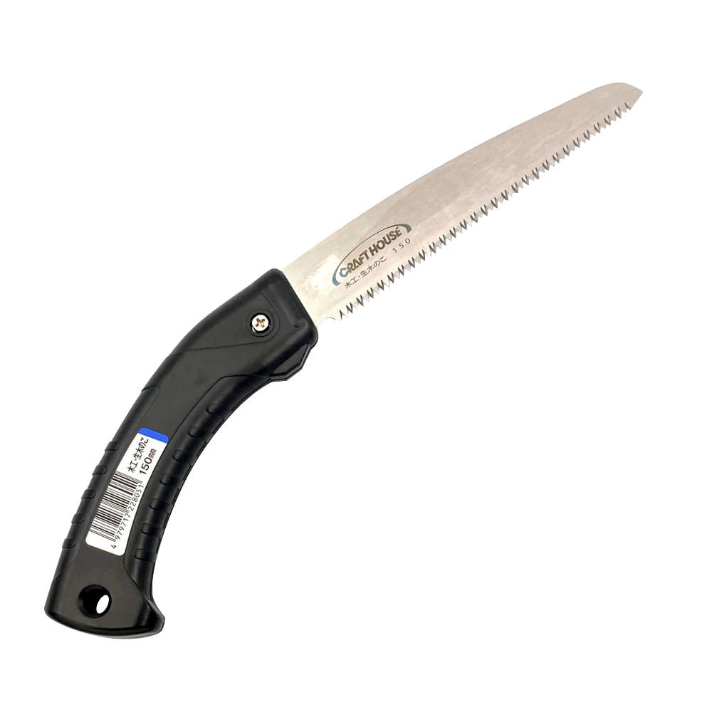 与板利器工業　ＣＲＡＦＴ　ＨＯＵＳＥ　サヤ付　生木・木工用鋸　本体　１５０ｍｍ