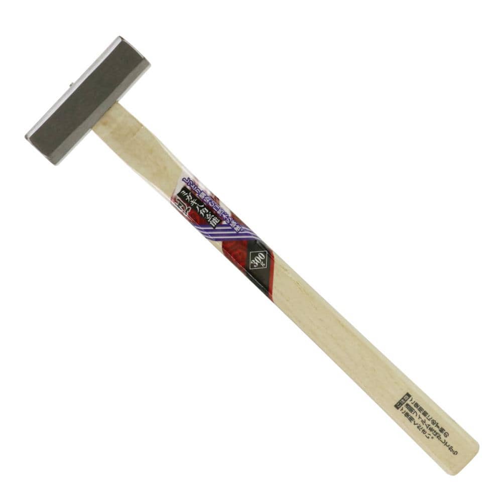 与板利器工業　利一　ミガキ八角玄能　尺一柄　３００ｇ