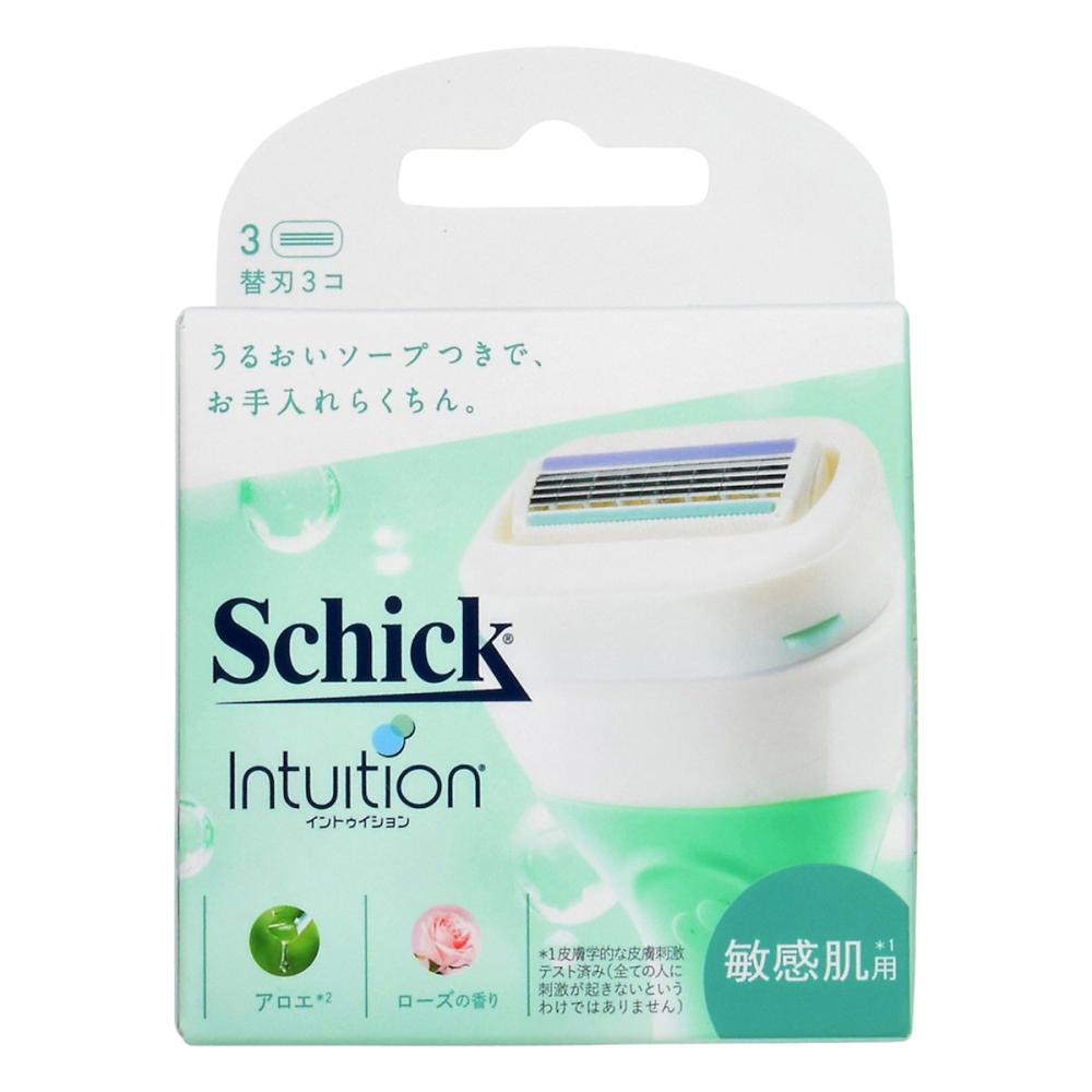 シック　イントゥイション　敏感肌用　替刃　３個入り