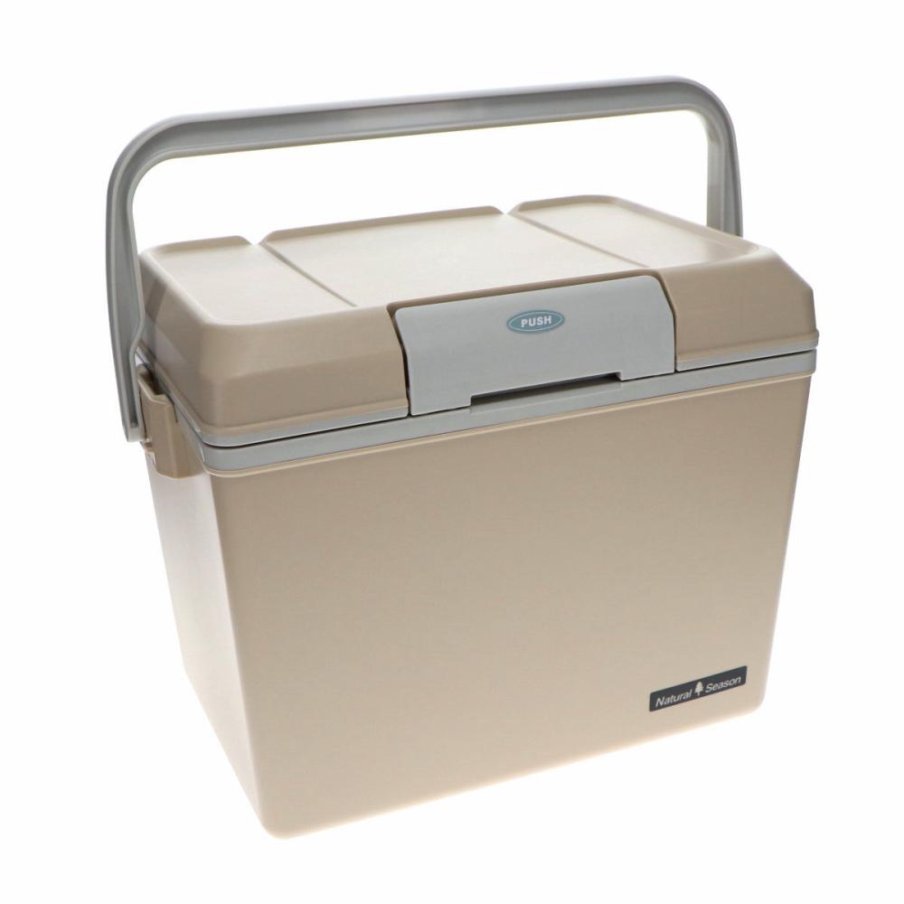 ナチュラルシーズン　フラットトップ　クーラーボックス　ベージュ　１３．５Ｌ　＃１４