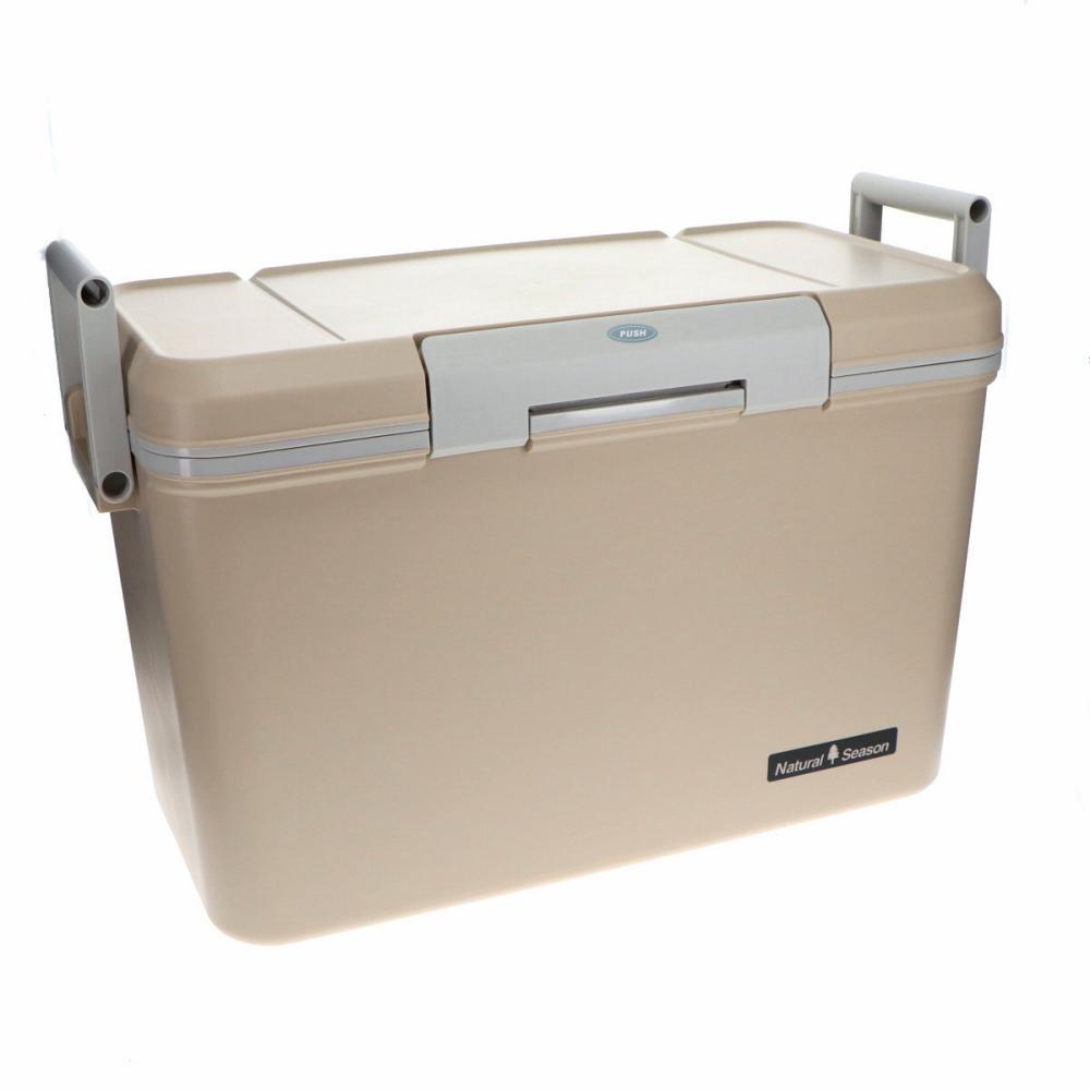 ナチュラルシーズン　フラットトップ　クーラーボックス　ベージュ　３６Ｌ　＃３８
