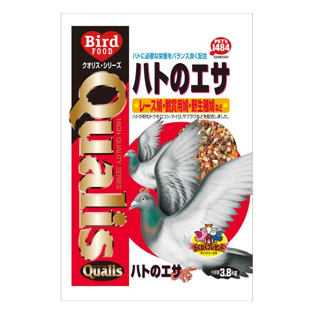 クオリス　ハトのエサ　３．８ｋｇ