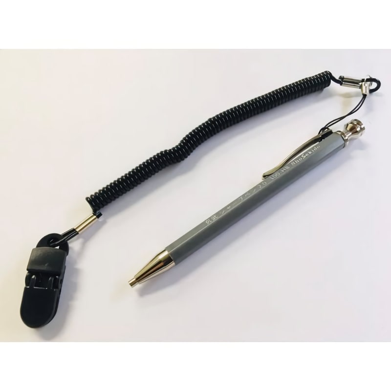 祥碩堂　玄武　建築用シャープペン２．０ｍｍ　本体　落下防止ストラップ付き　１１０－ＢＫ