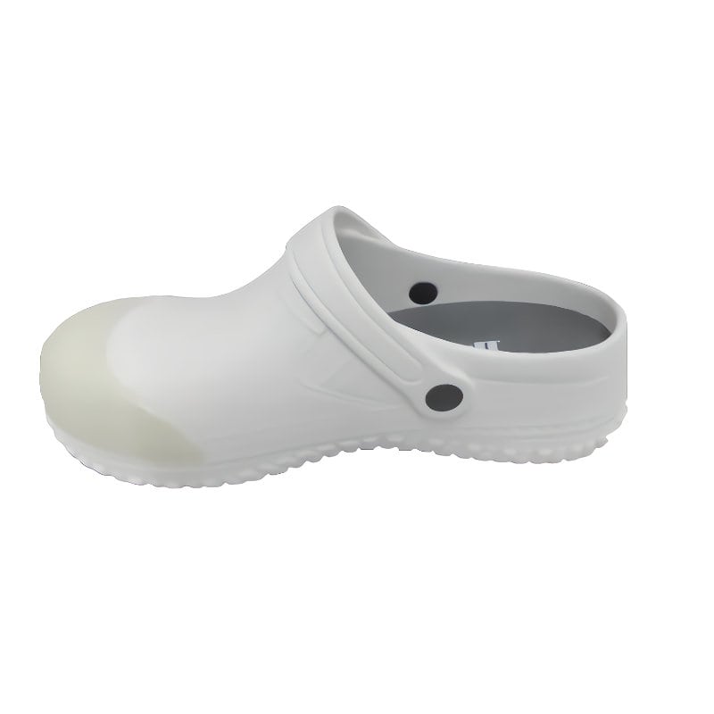 ＭＯＣＡＰ　樹脂製プロテクターつき耐滑ソール　ＥＶＡサンダル　ホワイト　ＬＬ（２７－２８ｃｍ）　ＣＰＭ－１１５