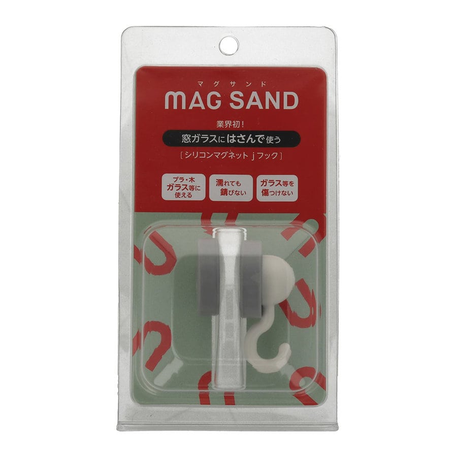 マグエバー（ｍＡＧＥＶＥＲ）　シリコンマグネット　マグサンドｊフック　ホワイト