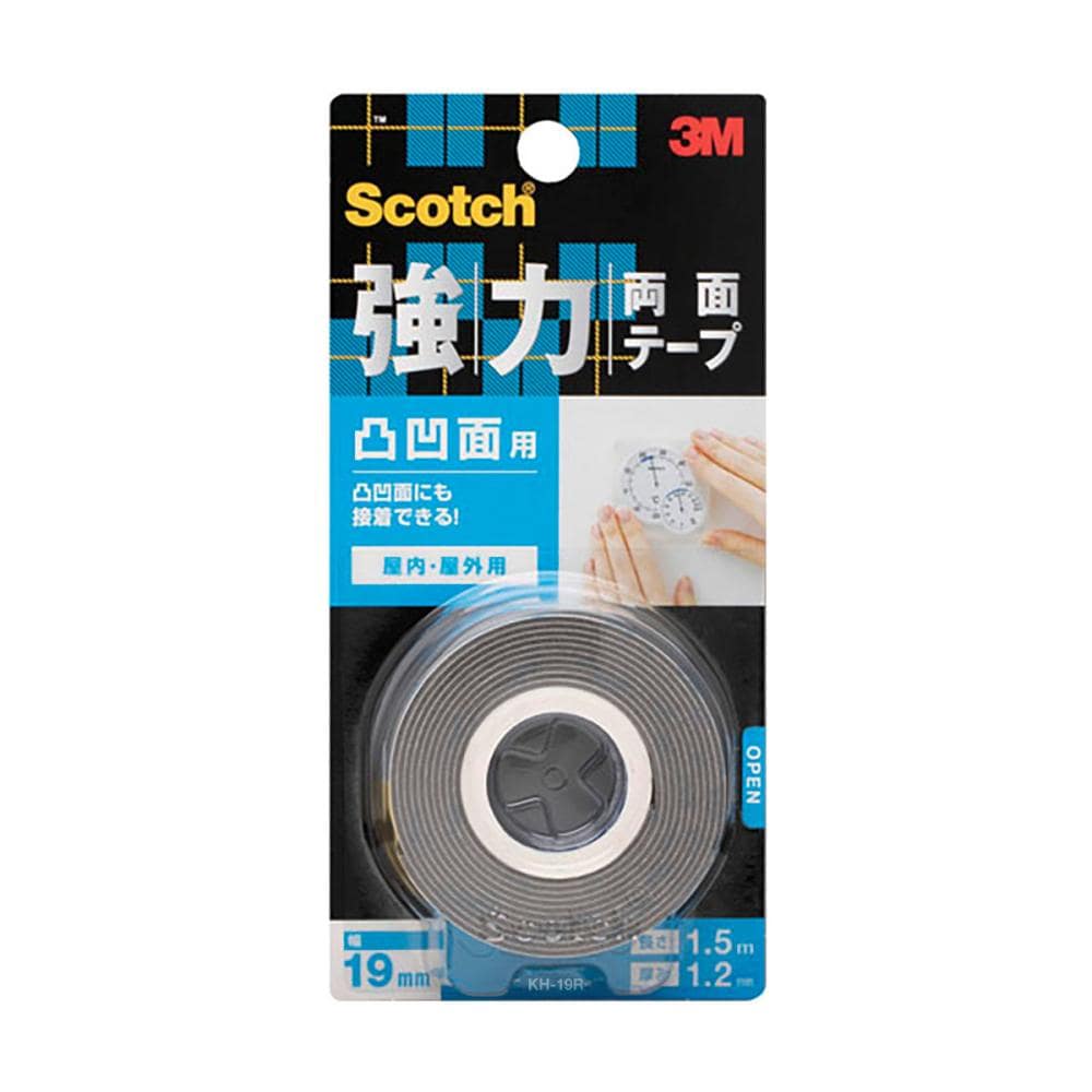 ３Ｍ　強力両面凸凹用両面テープ　ＫＨ‐１９Ｒ