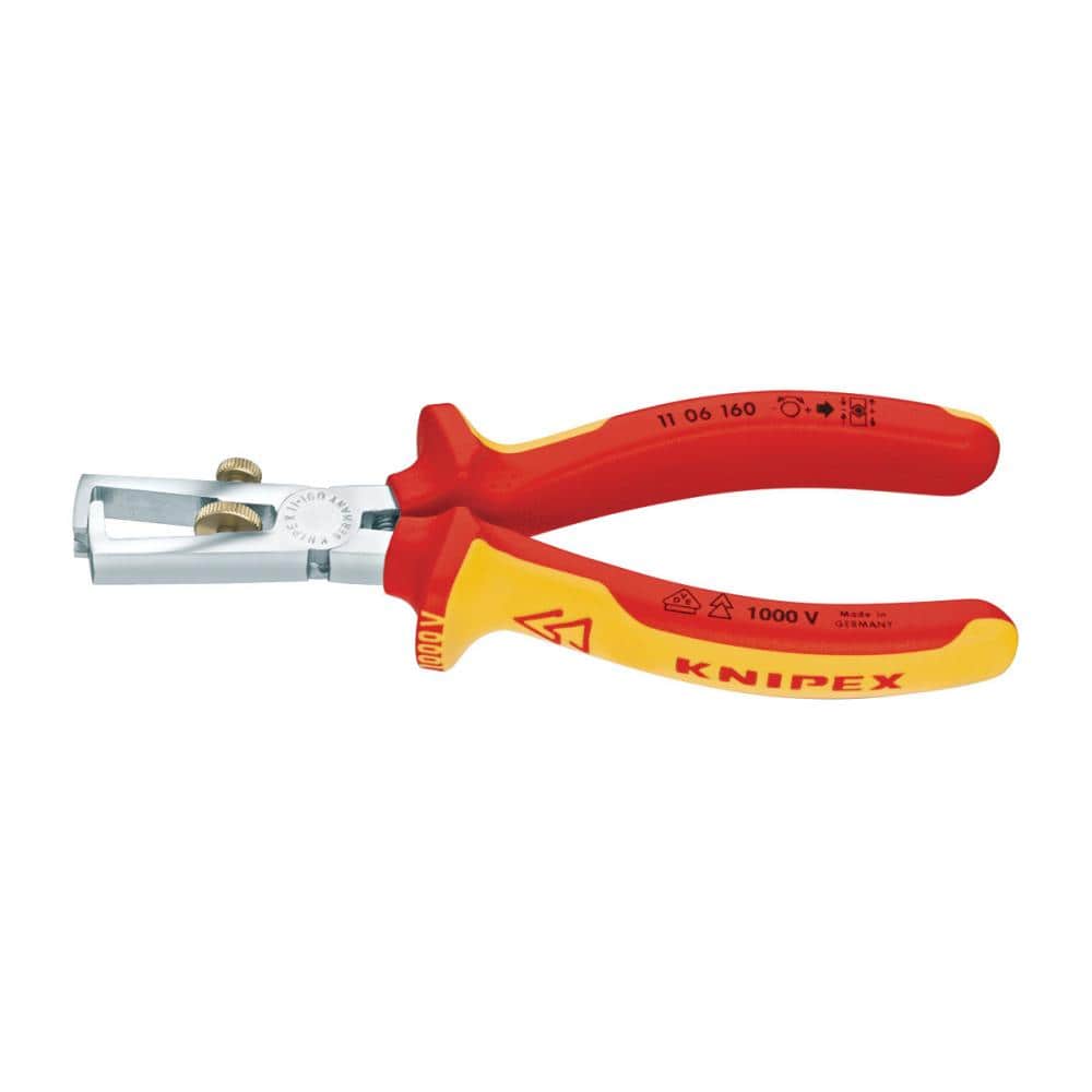 ＫＮＩＰＥＸ　１０００Ｖ　絶縁エンドワイヤーストリッパー　１６０ｍｍ　１１０６－１６０