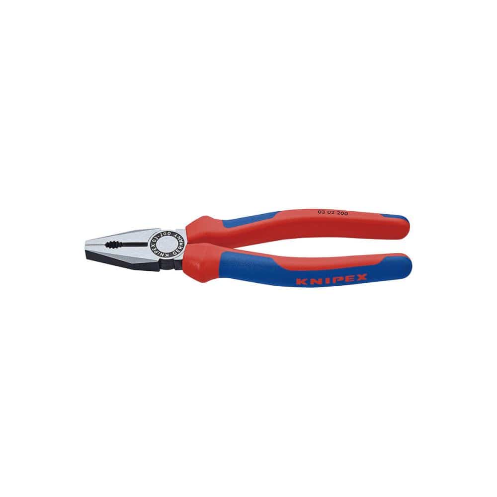 ＫＮＩＰＥＸ（クニペックス）　ペンチ　２００ｍｍ　プラスチックコーティングハンドル　０３０２－２００