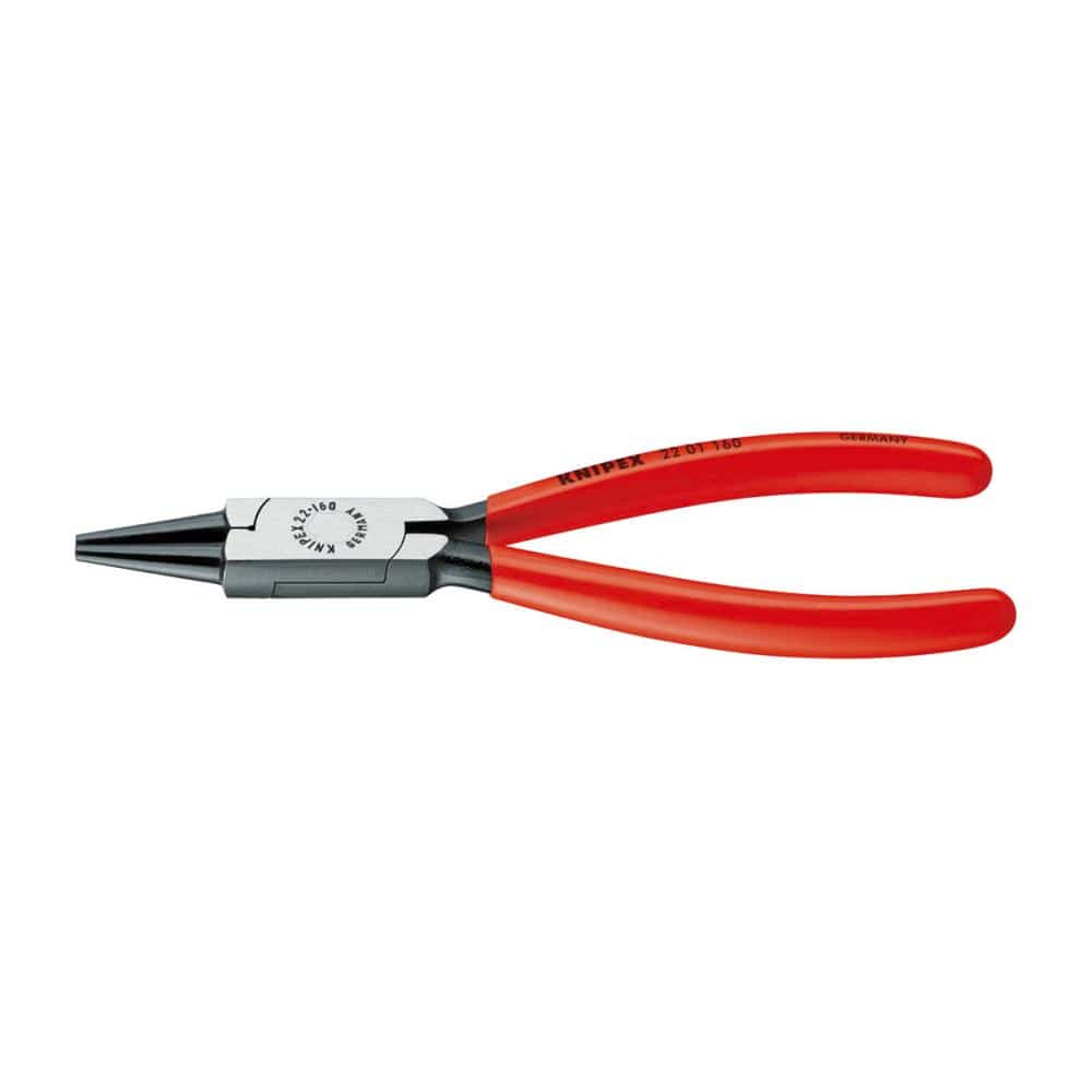 ＫＮＩＰＥＸ　丸ペンチ　１２５ｍｍ　プラスチックコーティングハンドル　２２０１－１２５