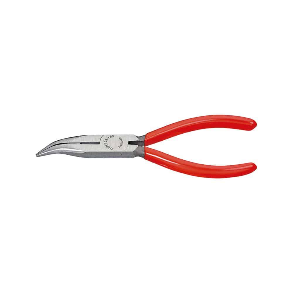 ＫＮＩＰＥＸ　４０度先端先曲　ラジオペンチ　１６０ｍｍ　２５２１－１６０