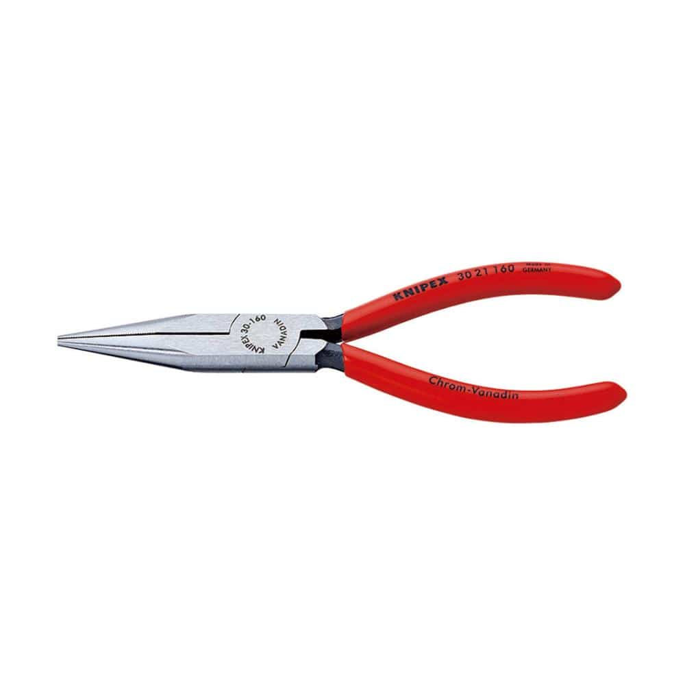 ＫＮＩＰＥＸ　ロングノーズプライヤー　１４０ｍｍ　プラスチックコーティングハンドル　３０２１－１４０