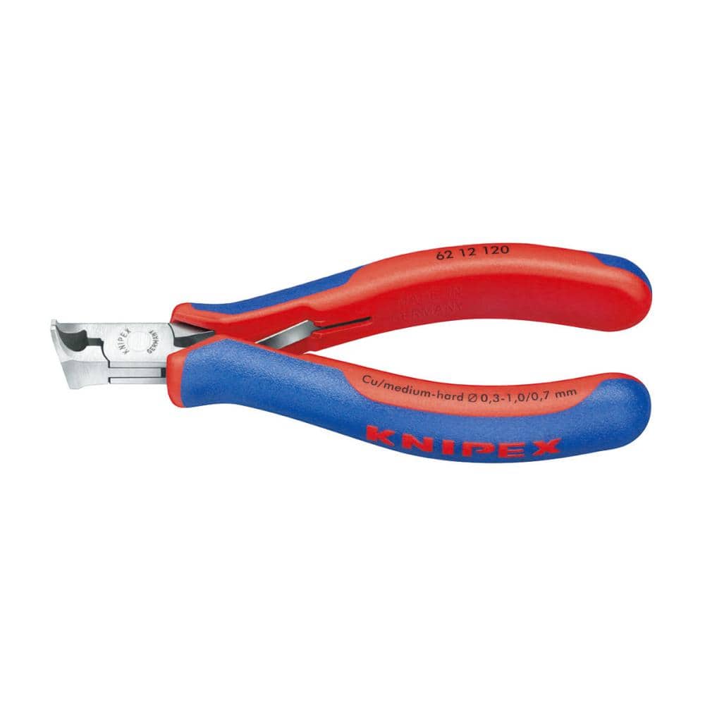 ＫＮＩＰＥＸ　エレクトロニクス　斜ニッパー　１２０ｍｍ　コンフォートハンドル　６２１２－１２０