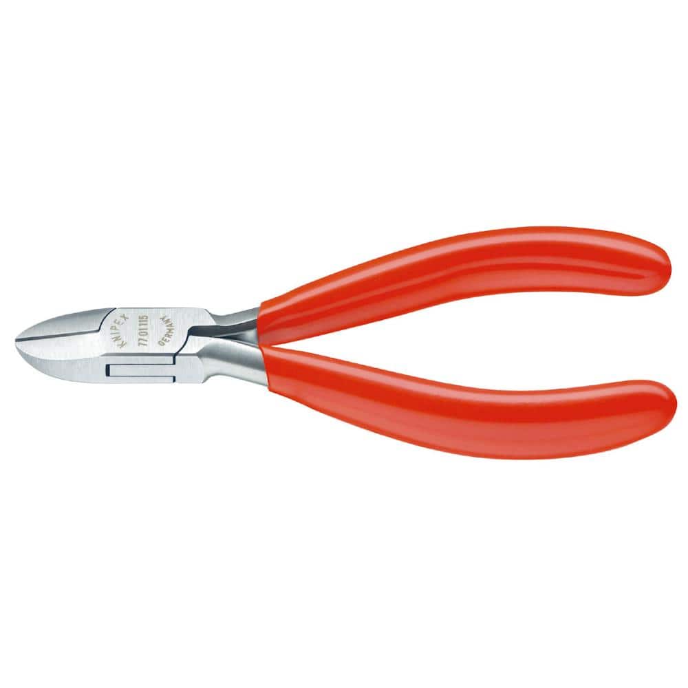 ＫＮＩＰＥＸ　エレクトロニクスニッパー　１１５ｍｍプラスチックコーティングハンドル　７７０１－１１５