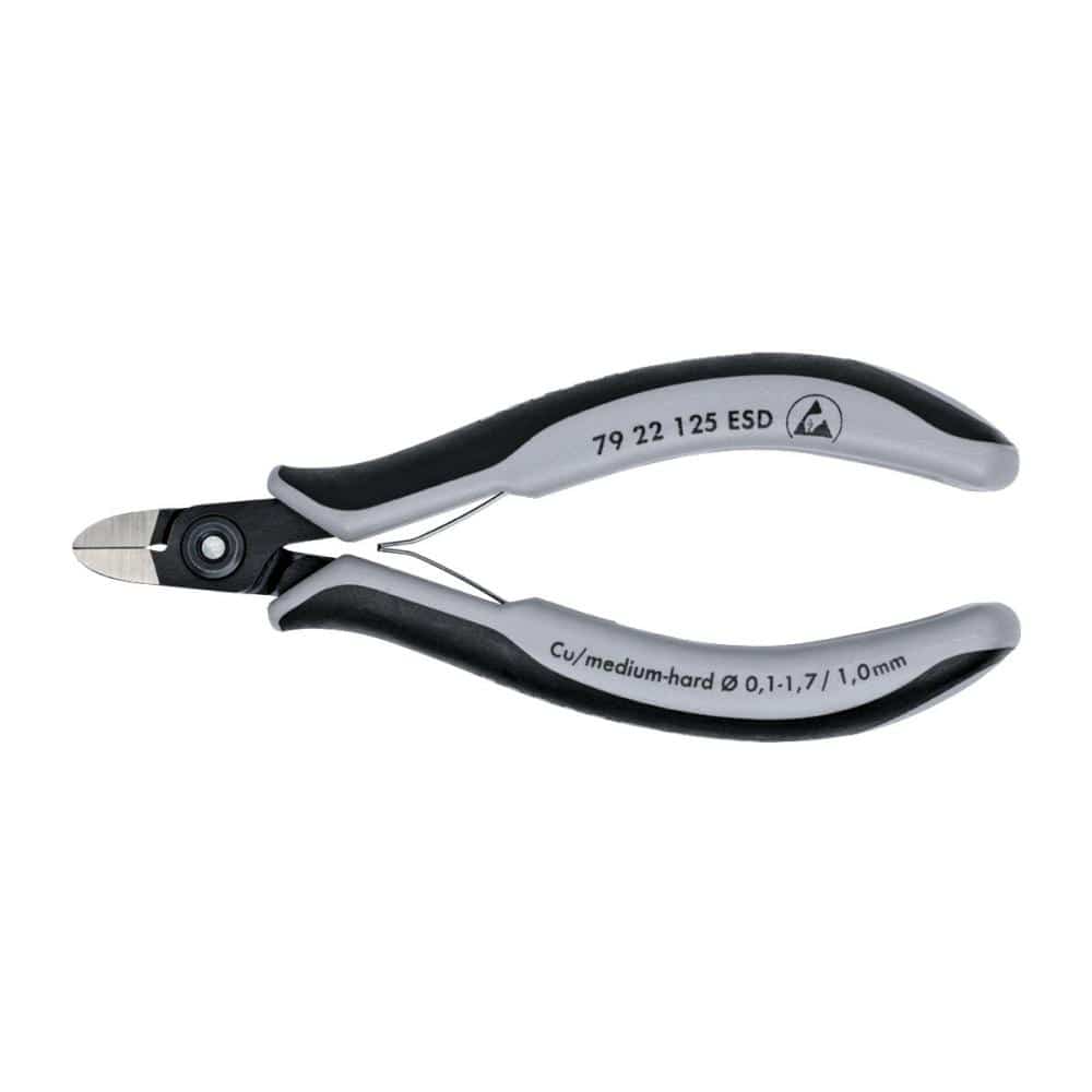 ＫＮＩＰＥＸ（クニペックス）　エレクトロニクスニッパー　ＥＳＤ　１２５ｍｍ　７９２２－１２５ＥＳＤ