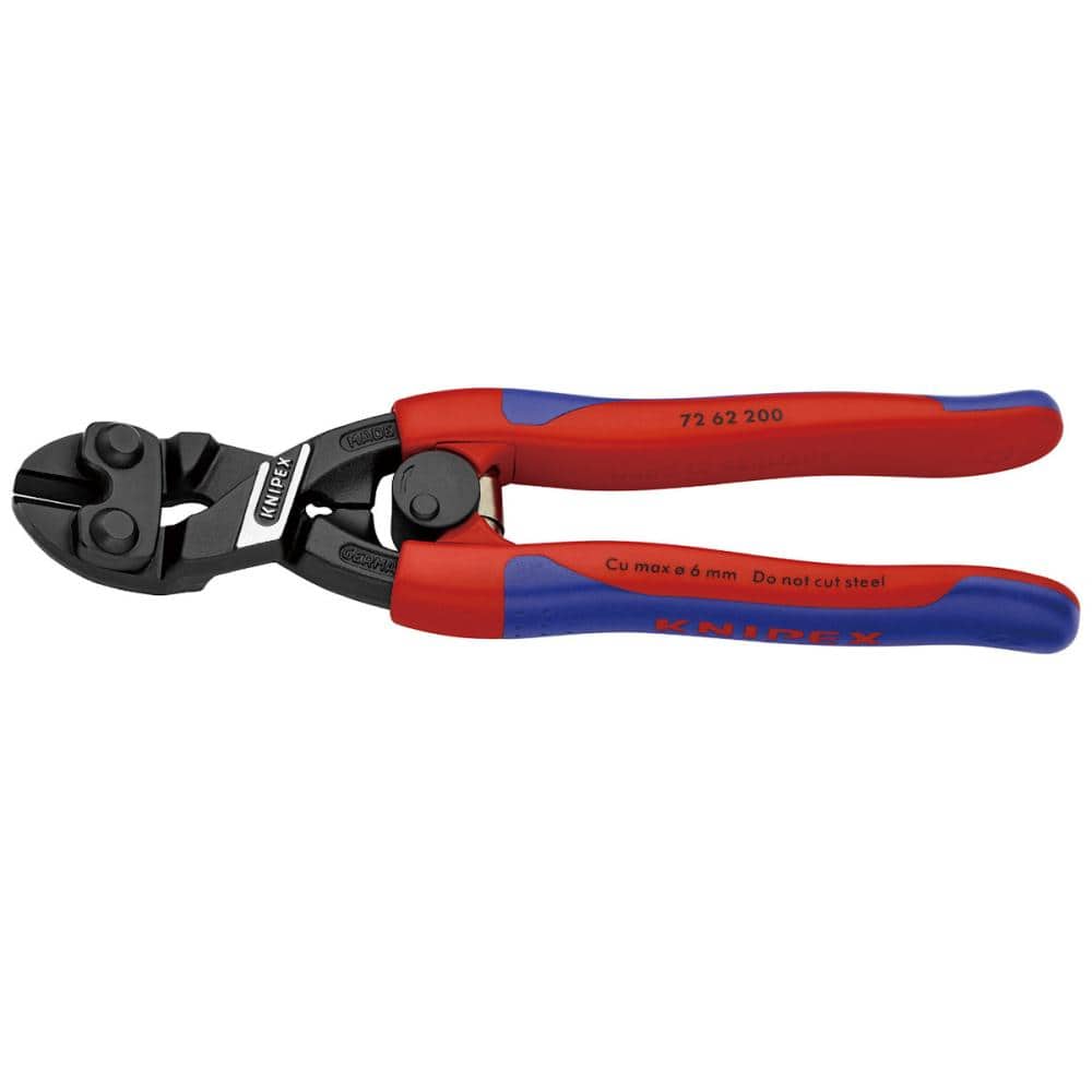 ＫＮＩＰＥＸ　強力型　プラスチック用ニッパー　２００ｍｍ　コンフォートハンドル　７２６２－２００