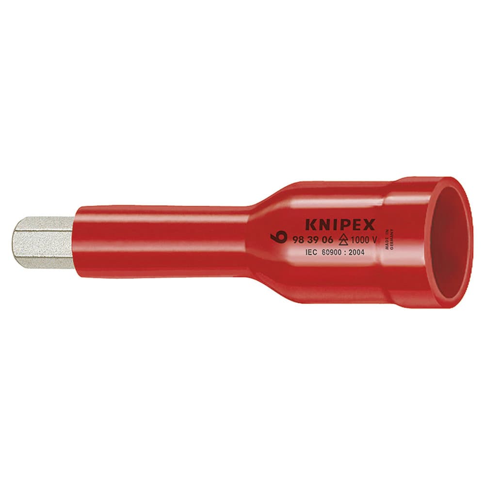 ＫＮＩＰＥＸ（クニペックス）　１０００Ｖ　３／８差込　絶縁六角ソケット　８ｍｍ　９８３９－０８