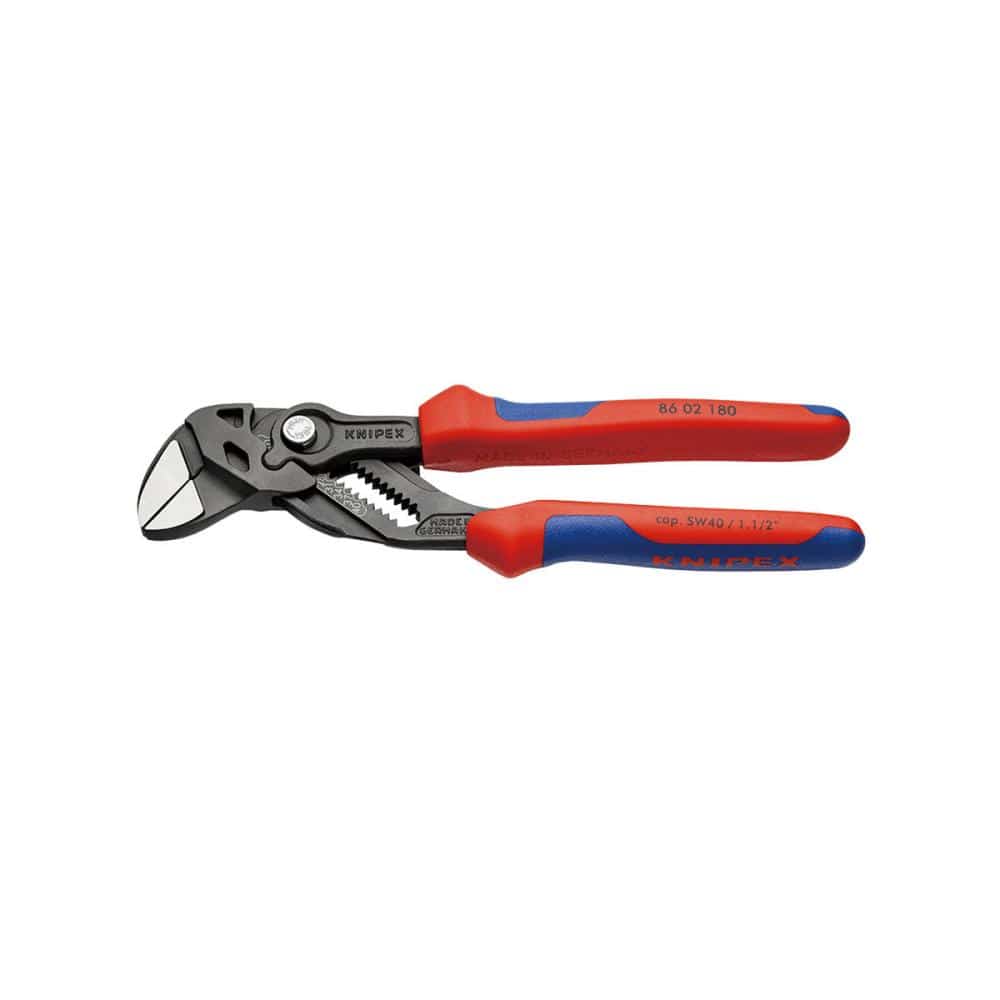 ＫＮＩＰＥＸ　プライヤーレンチ（径４０ｍｍ）　１８０ｍｍ　コンフォートハンドル　８６０２－１８０ＳＢ