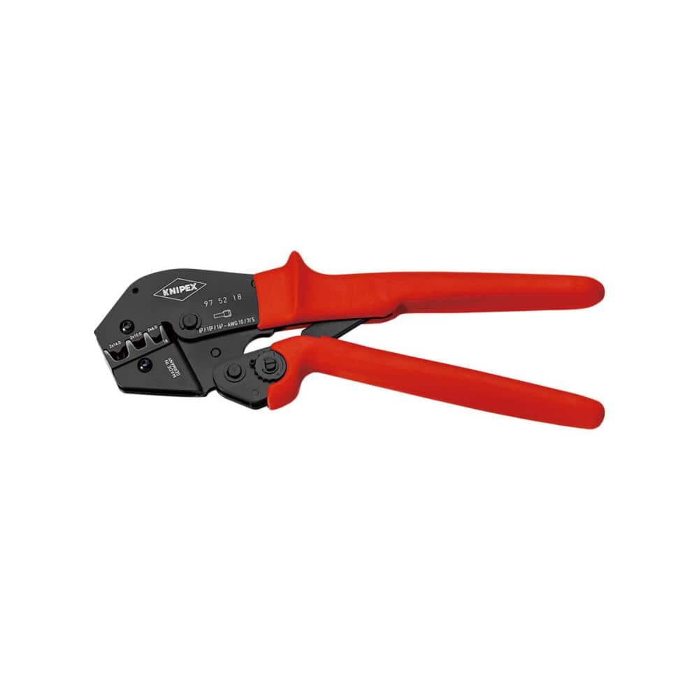 ＫＮＩＰＥＸ　圧着プライヤー　２５０ｍｍ　プラスチックコーティングハンドル　９７５２－１８