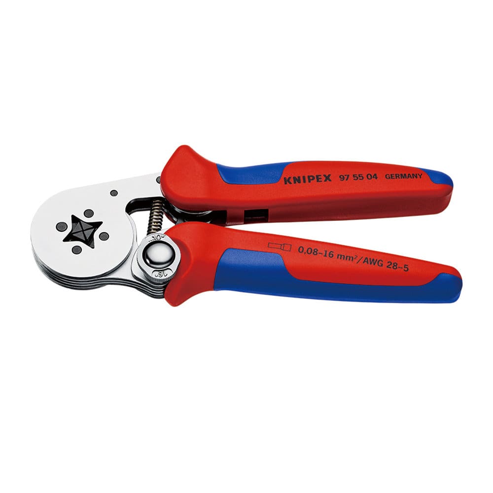 ＫＮＩＰＥＸ（クニペックス）　圧着プライヤー　１８０ｍｍ　コンフォートハンドル　９７５５－０４ＳＢ