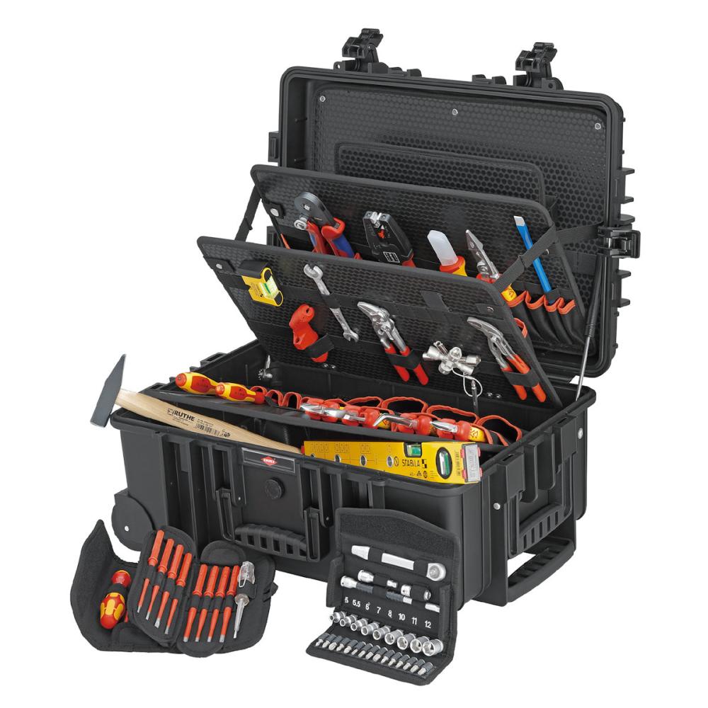 ＫＮＩＰＥＸ　６３点組　電気工事用工具セット　Ｒｏｂｕｓｔ４５　Ｍｏｖｅ　００２１３７