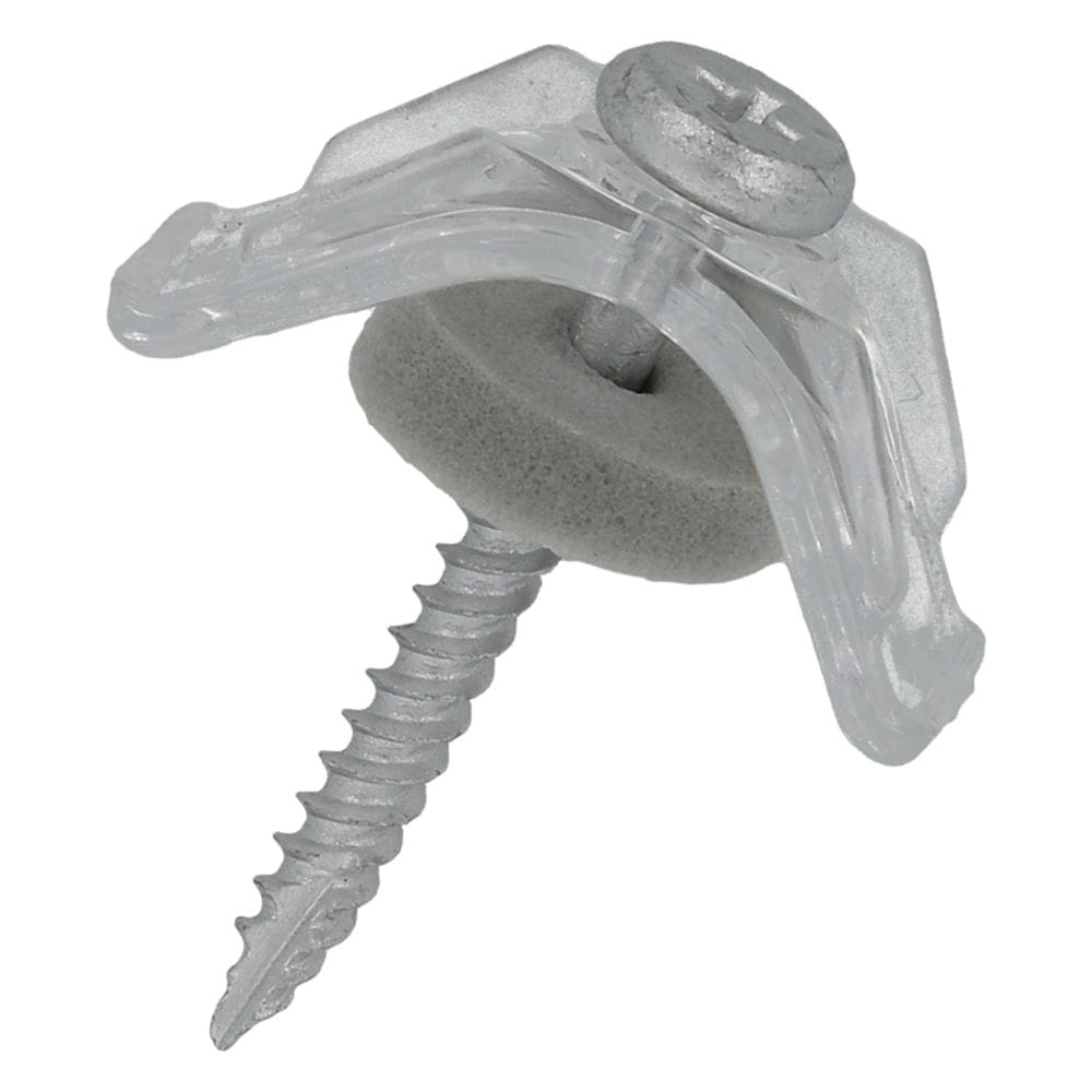 ポリカ連結波板スクリュ　木下地用　９本入　３．９Ｘ３５　クリア