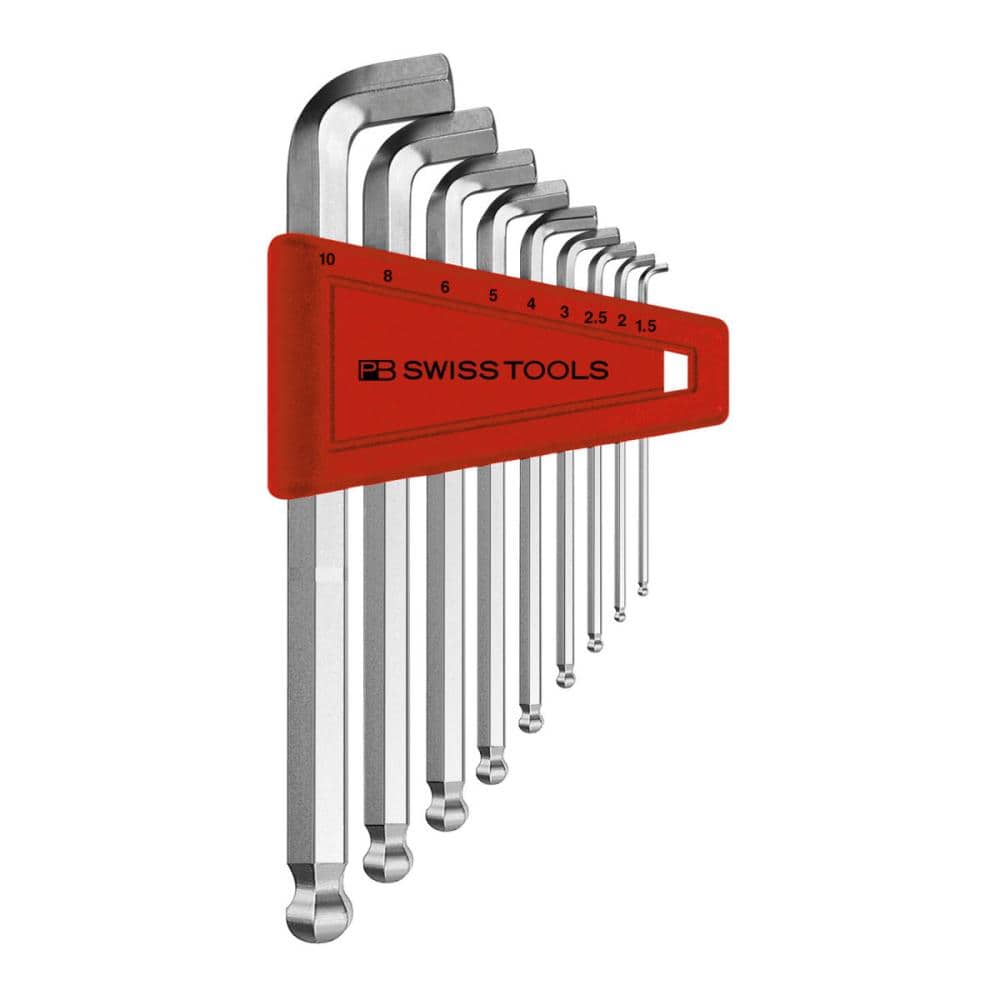 ＰＢ　ＳＷＩＳＳ　ＴＯＯＬＳ　ショートヘッド六角棒レンチセット（パックナシ）２２１２Ｈ－１０