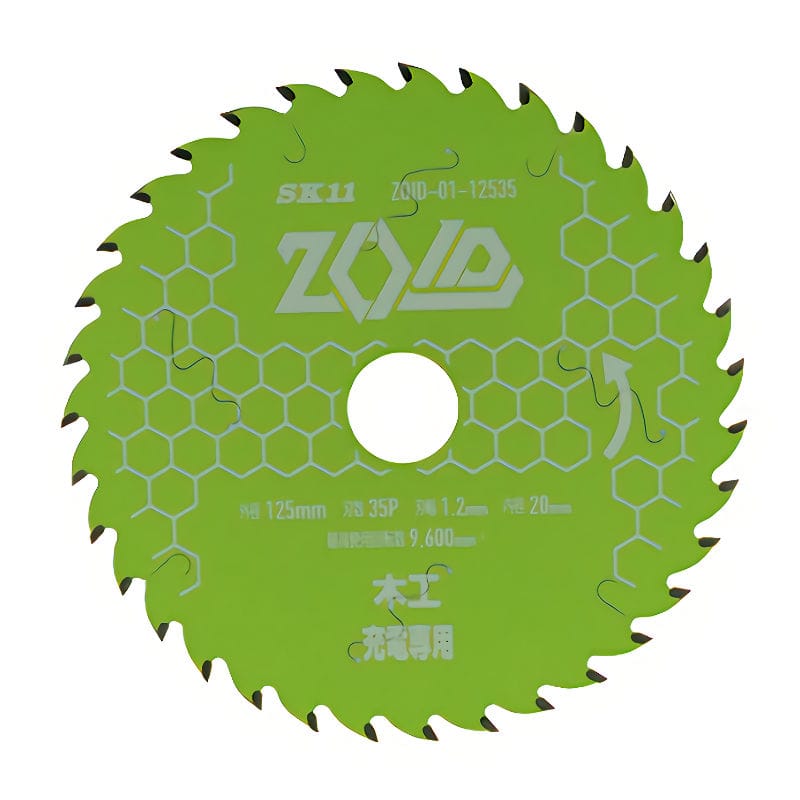 藤原産業　ＳＫ１１　ＺＯＩＤチップソー　木工用　１２５ｍｍ×３５Ｐ　ＺＯＩＤ－０１－１２５３５