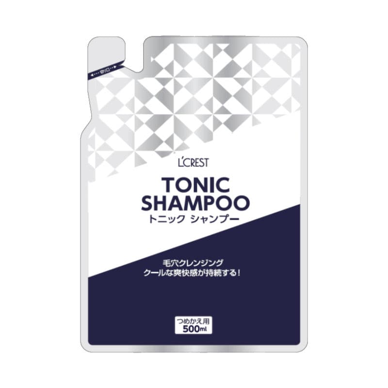 Ｌ’ＣＲＥＳＴ（ルクレスト）　トニックシャンプー　詰替用　５００ｍＬ