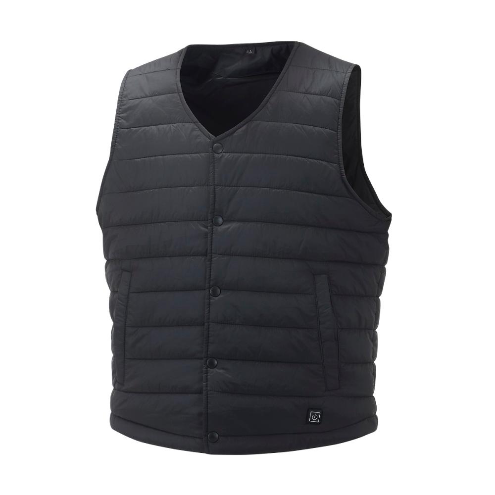 ヒーター付きインナーベスト　ブラック　Ｌ　Ｋ２２