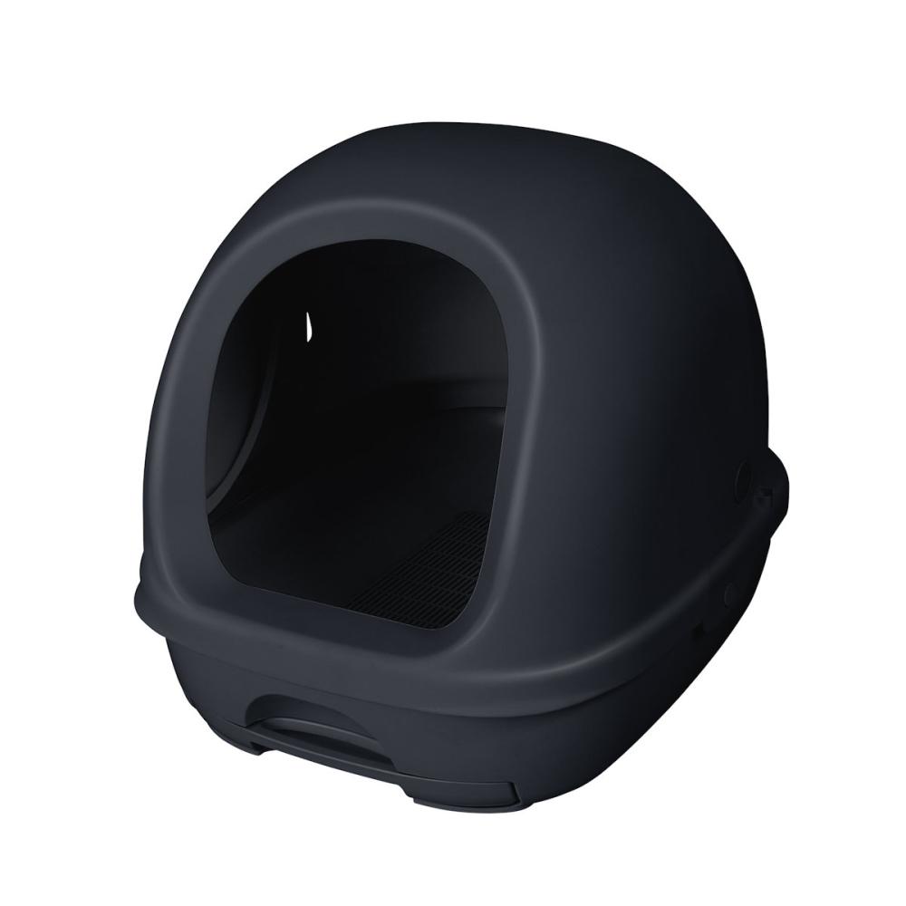 ユニ・チャームペット　デオトイレ　本体セット　フード付きタイプ　ダークグレー